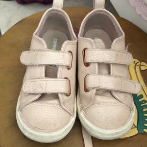 Converse Blush leather sneakers